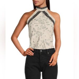 Free People 1 Thing Halter Neck Bodysuit